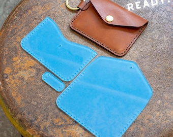 Leather Keychain Snap Wallet Laser Cut Template (Digital Download)