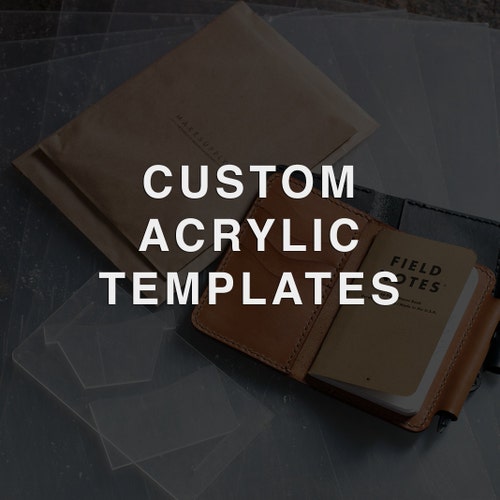Custom Acrylic Leather Templates Durable Custom Leathercraft Etsy Custom Acrylic Leather Templates Durable Custom Leathercraft Etsy