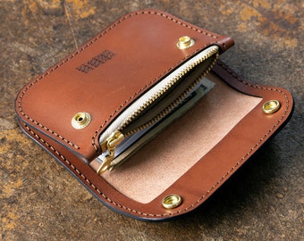 Leather Mini Trucker Wallet Laser Cut Pattern (digital Download