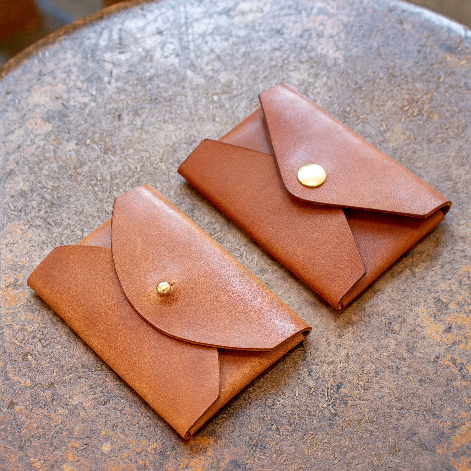 Leather painting craft kit, envelope style card holder or wallet – Leather  Needle Thread
