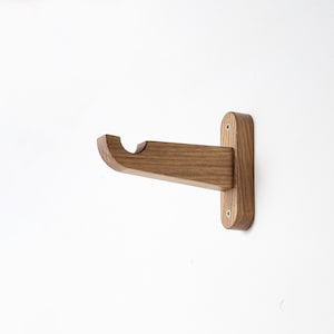 Wooden hook for planter, modern plant hook for wall image 3