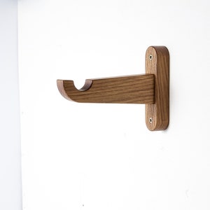 Wooden hook for planter, modern plant hook for wall image 4