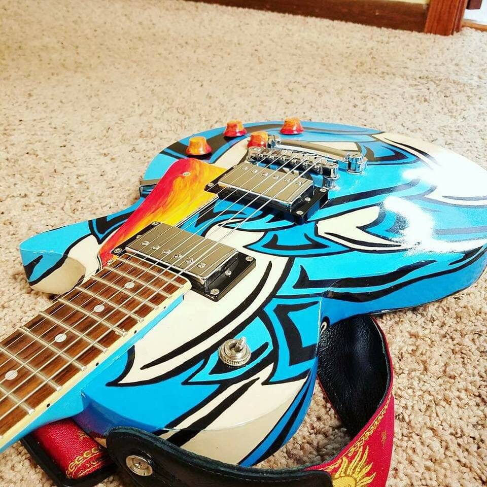 Full Wrap Custom Guitar and Bass Comission Custom Guitar Etsy