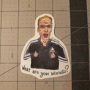 Medicated Pete Vinyl Sticker / Howard Stern / Wack Pack / the - Etsy