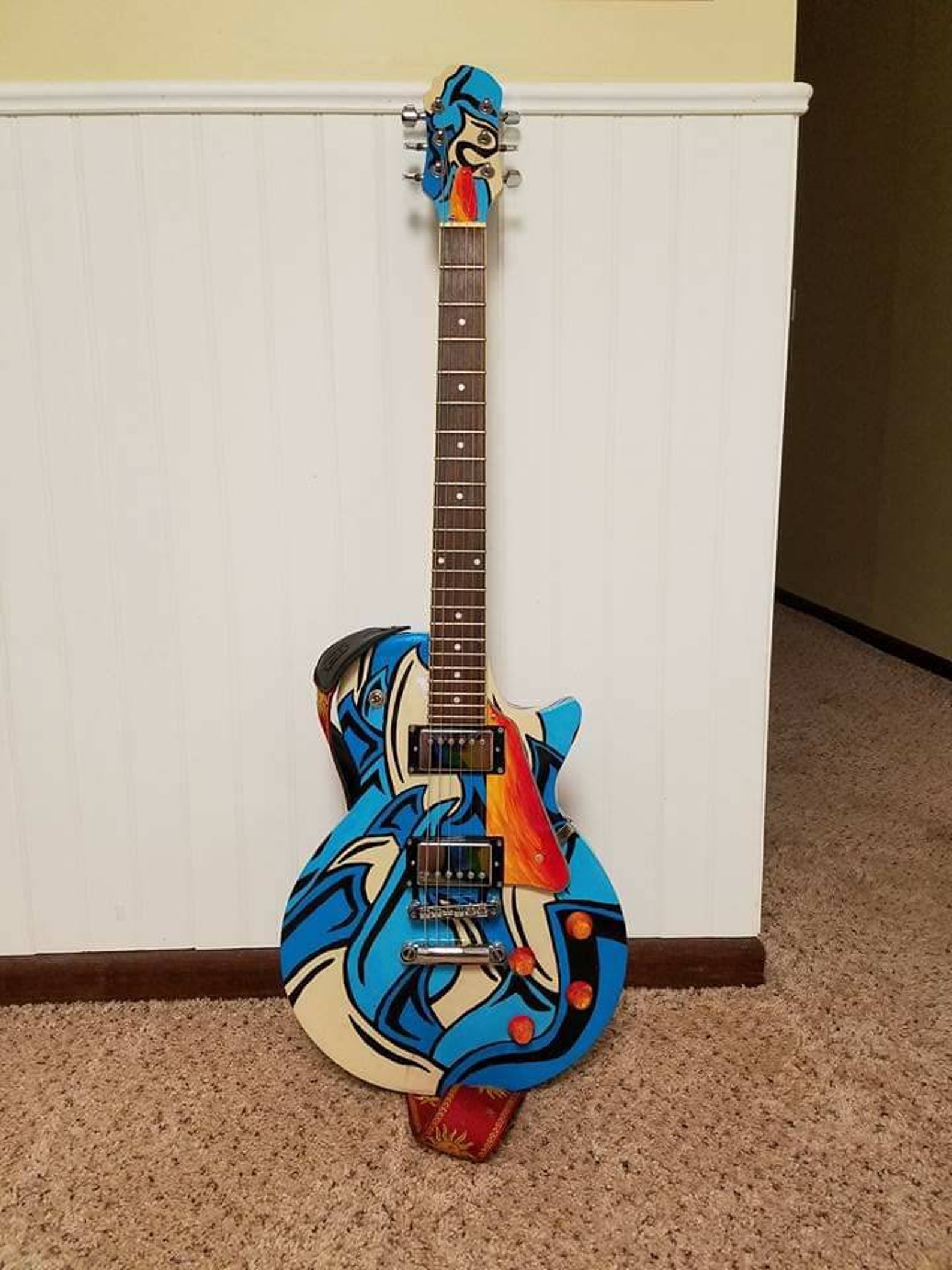 Full Wrap Custom Guitar and Bass Comission Custom Guitar Etsy