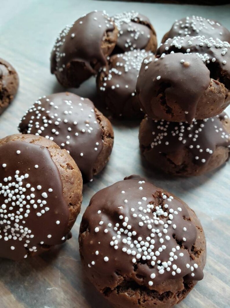 Chocolate Meatballs italian Chocolate Clove Cookies Etsy