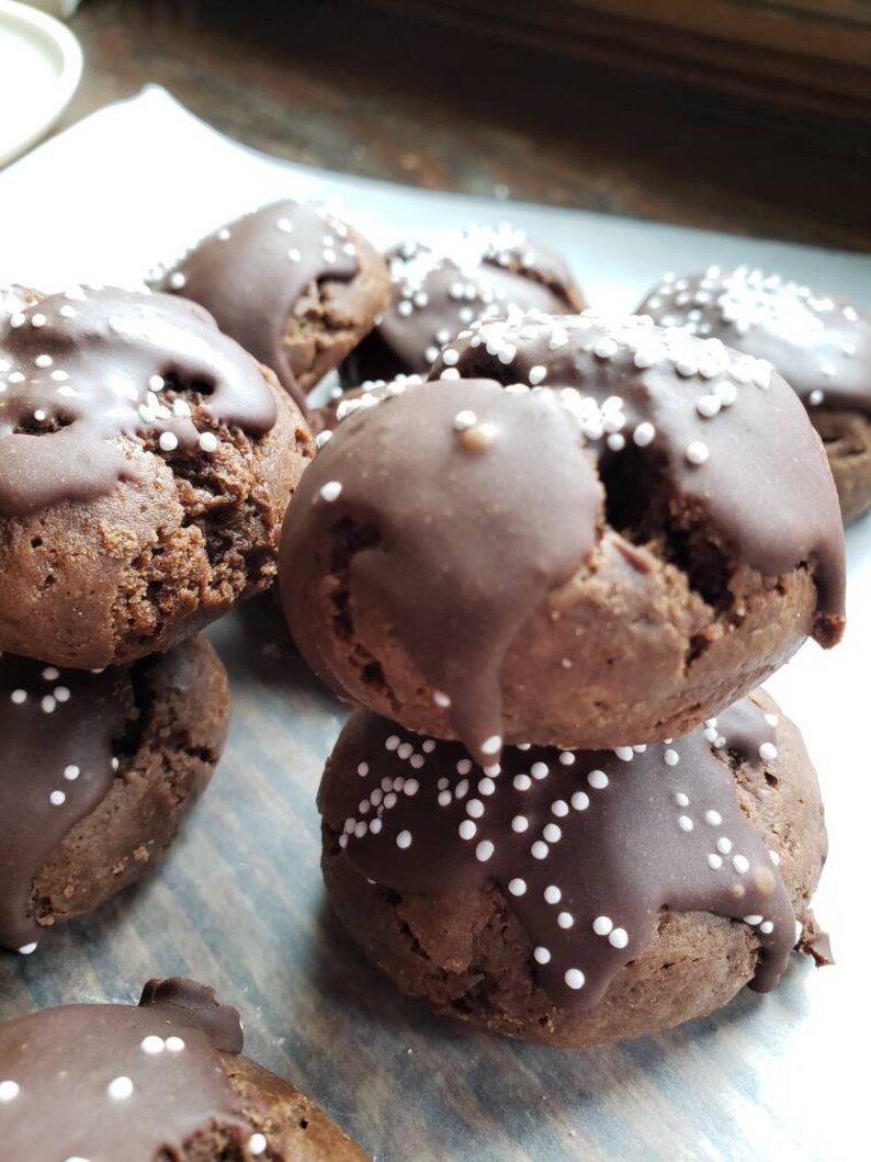 Chocolate Meatballs italian Chocolate Clove Cookies Etsy