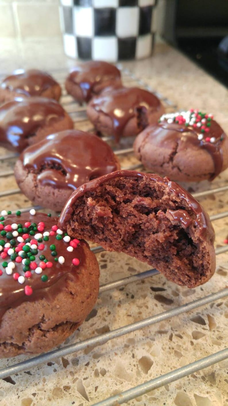 Chocolate Meatballs Italian Chocolate Clove Cookies Etsy