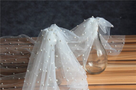 Tulle blanc perle perles dentelle résille, robe de soirée soirée de transparente tissu 0c06b3 Tulle blanc perle perles dentelle résille, robe de soirée soirée de transparente tissu 0c06b3