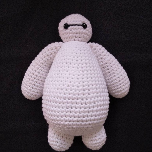 Crocheted Baymax Inspired Amigurumi Plushie