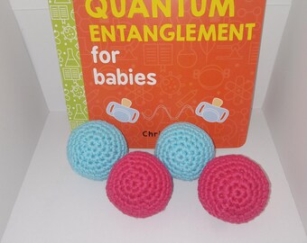 Crocheted Quantum Entanglement for Babies Gift Set