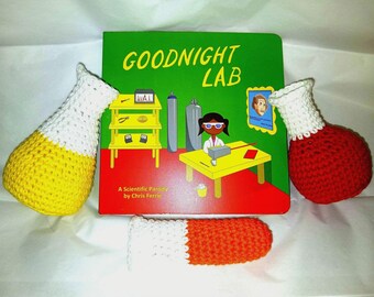 Crocheted Chemistry Gift Set for Baby