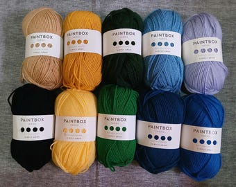 Paintbox Simply Aran Yarn, Individual Skeins of Acrylic, Please Select Color Choice From Drop Down Menu