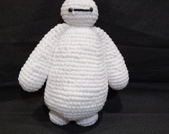 Super Soft Crocheted Baymax Inspired Chenille Amigurumi Plushie