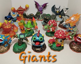 Buy 3 Get an Additional 1 Free - Skylanders Giants Character Figures; Eruptor, Cynder, Shroomboom, Sonic Boom, Stealth Elf, Pop Fizz + More