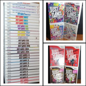 Nintendo Wii Dance Games - Just Dance, DDR - ALL Discs In Great Condition - We Never Sell Badly Scratched/Dirty Discs