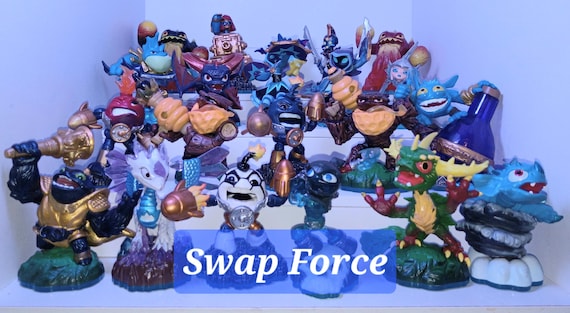 Buy 3 Get an Additional 1 Free Skylanders Swap Force Character Figures Punk Shock Stealth Elf Scorp Eruptor Chop Chop and More Etsy
