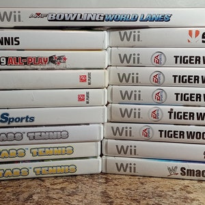 Nintendo Wii Games; Sports, Tiger Woods, Bowling, FIFA, Madden, Baseball, Tennis, and Skateboarding