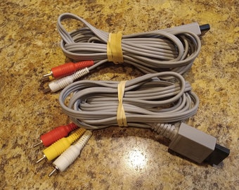 Nintendo Wii AV Composite Cable RVL-009 OEM