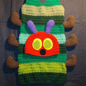 Crocheted Caterpillar Toddler/Child Costume