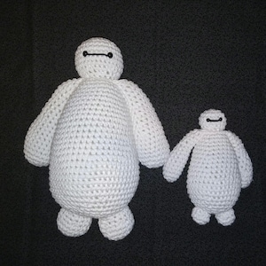 Crocheted Baymax Inspired Amigurumi Plushie