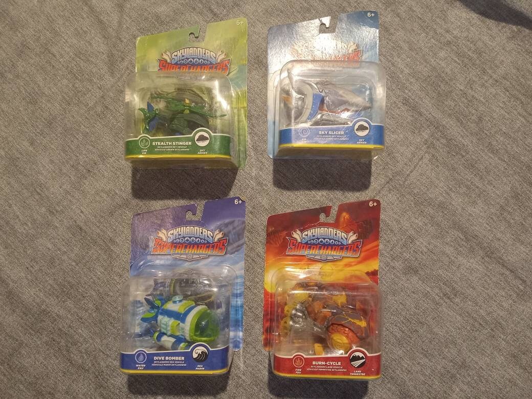 Skylander Superchargers Vehicle Figures NEW IN BOX Sky Etsy
