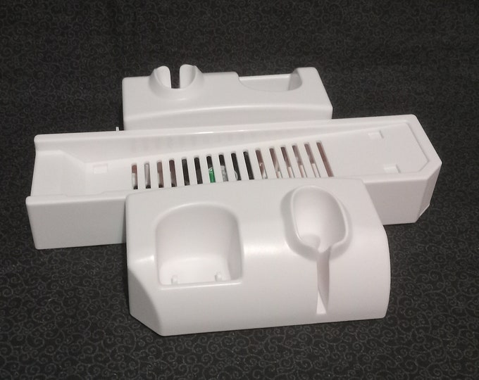 Nintendo Wii Console Vertical Stand Fan With Wiimote/nunchuk Holder Etsy