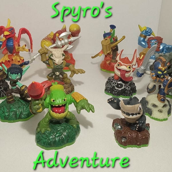 Buy 3 Get an Additional 1 Free - Skylanders Spyros Adventure Character Figures; Lightning Rod, Eruptor, Prism Break, Terrabite + More