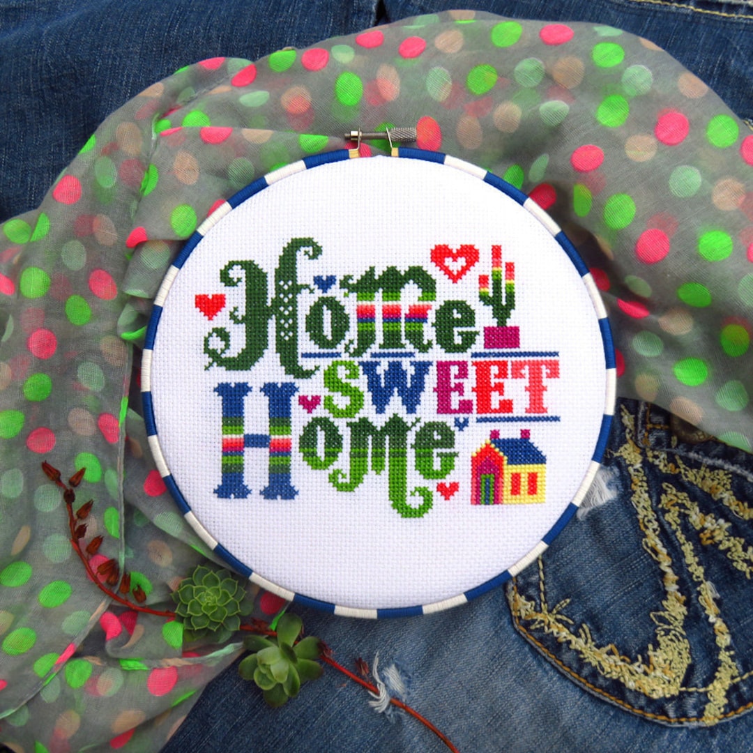 home sweet home cross stitch
