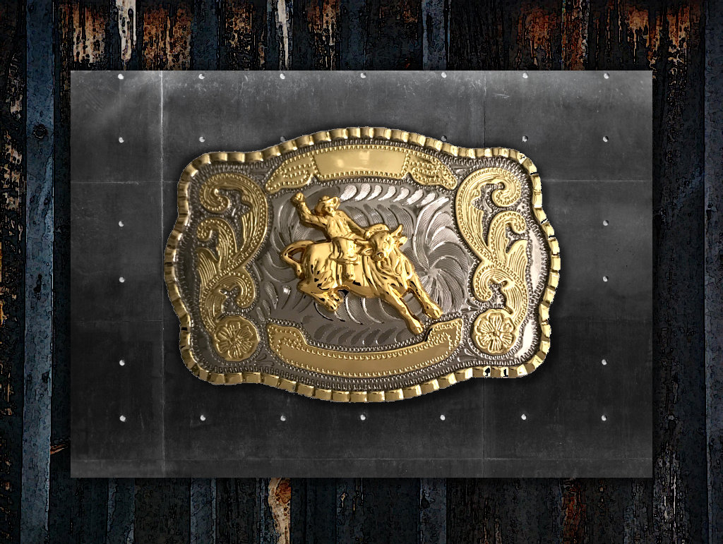 Bull rider buckle sale