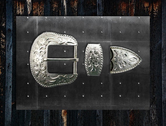 sterling silver buckle sets