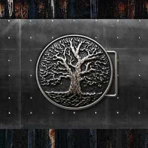 Tree Of Life * Antique Silver * Belt Buckle * Original Tree Of Life Design * Fits  Belts up to 1 1/2"  (38 mm)  * Premium Quality