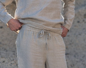 Men's Natural Linen Pants - Your Summer Wardrobe Staple