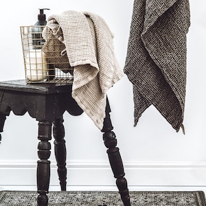 100% natural linen towels. Spa / Sauna Towels in Natural colors