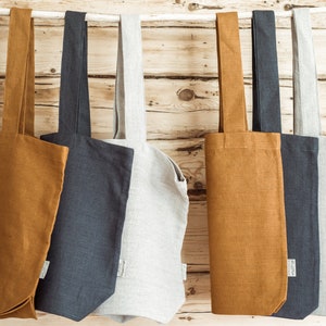 Leinen Einkaufstasche - Wiederverwendbare, Vielseitige Tasche für jeden Anlass