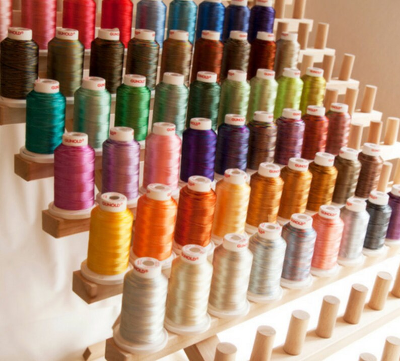 Machine embroidery threads GUNOLD Sulky 1000 m 100 viscose. Etsy