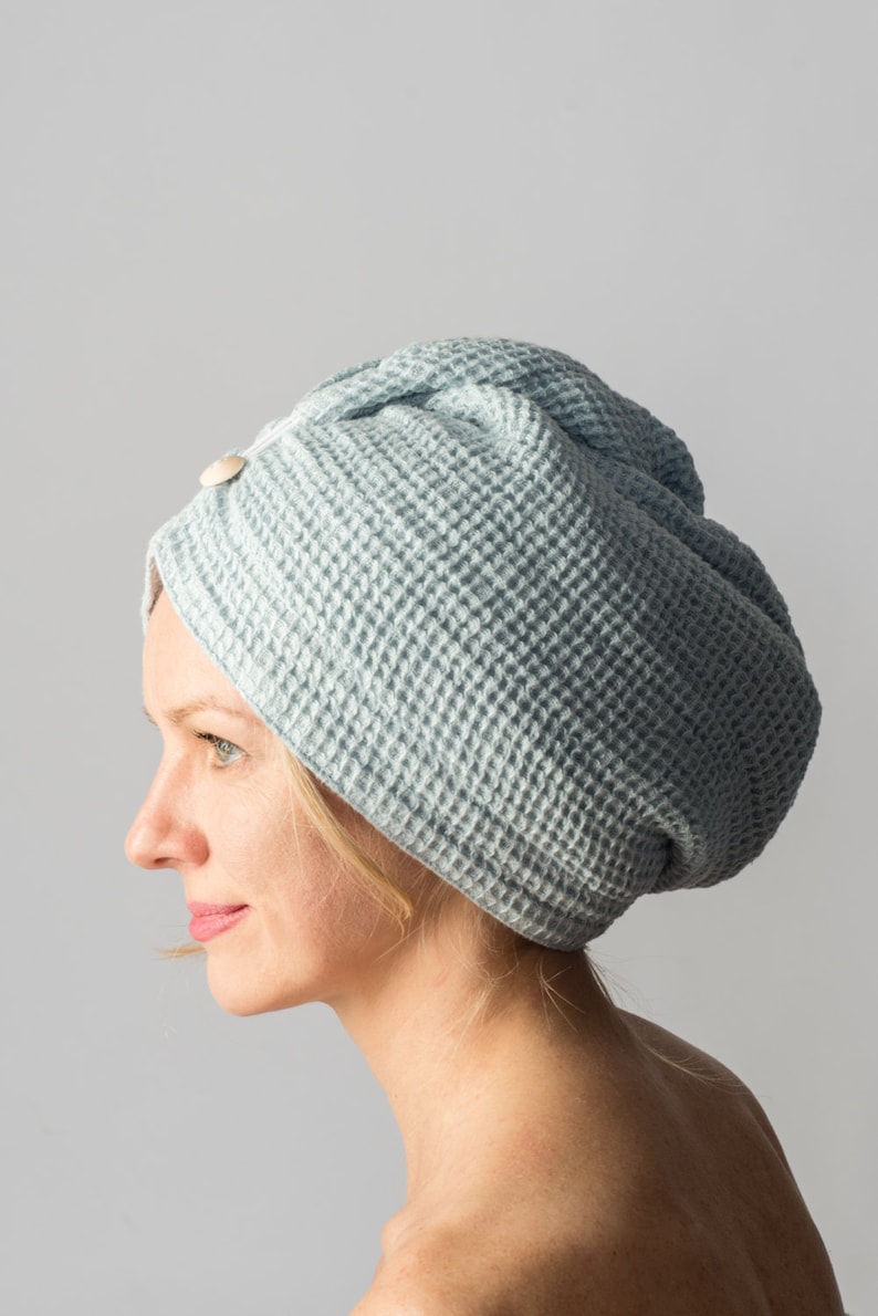 Hair Towel Linen Hair Towelhair Towel Wraplinen Hair Etsy