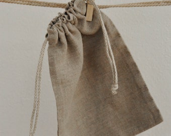 Linen Bread Bag with Drawstring: Keep Your Bread Fresh and Stylish