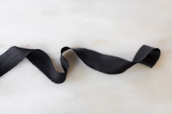 Black Silk Ribbon