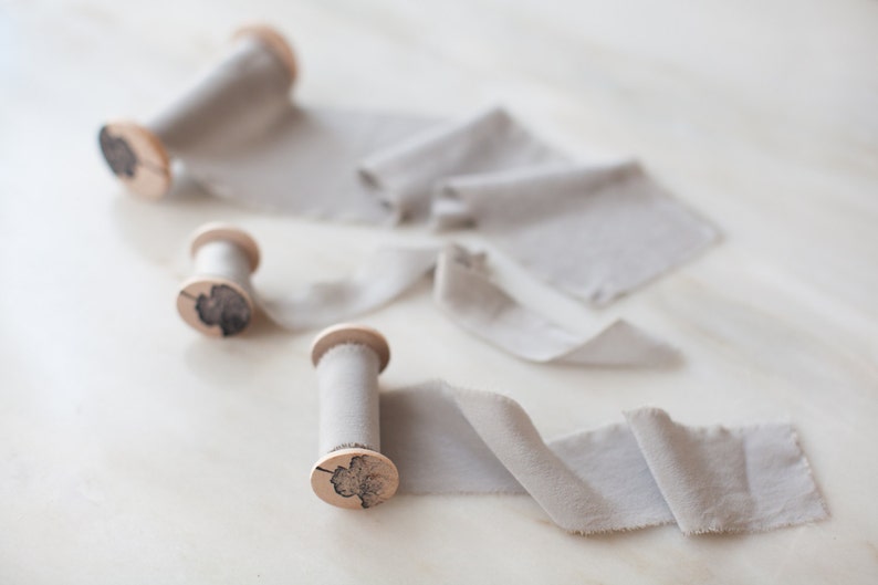 Storm photography styling naturally-dyed hand dyed wedding favours 2 wide bouquet invitations hand dyed gray silk ribbon handmade
