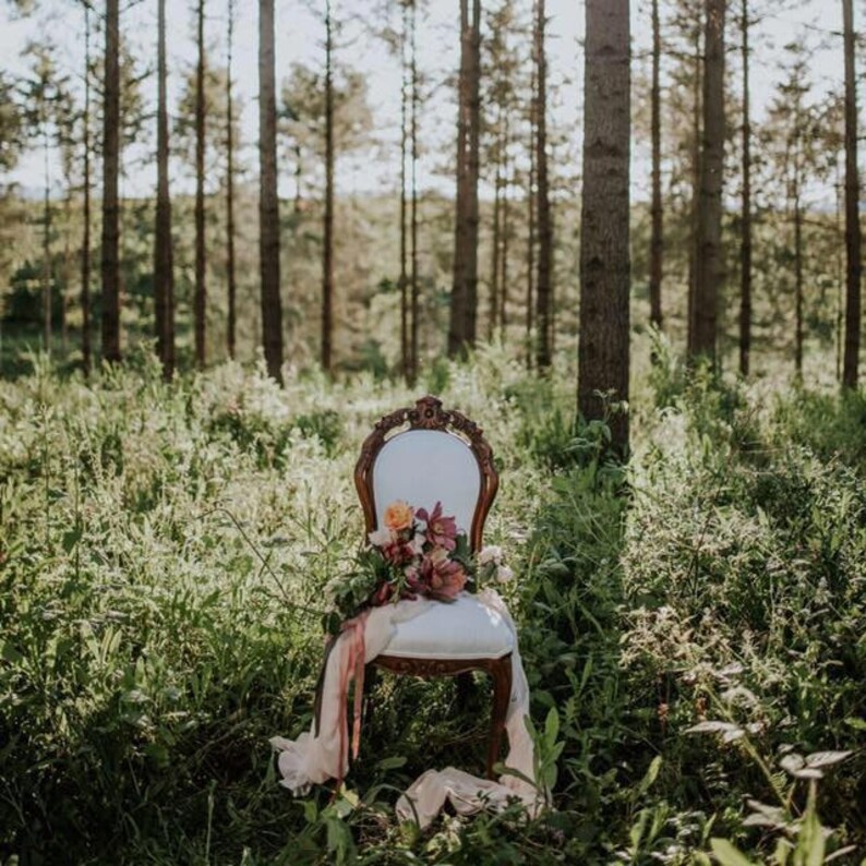 Silk Chiffon Table Runner Handmade Hand Dyed Natural Etsy