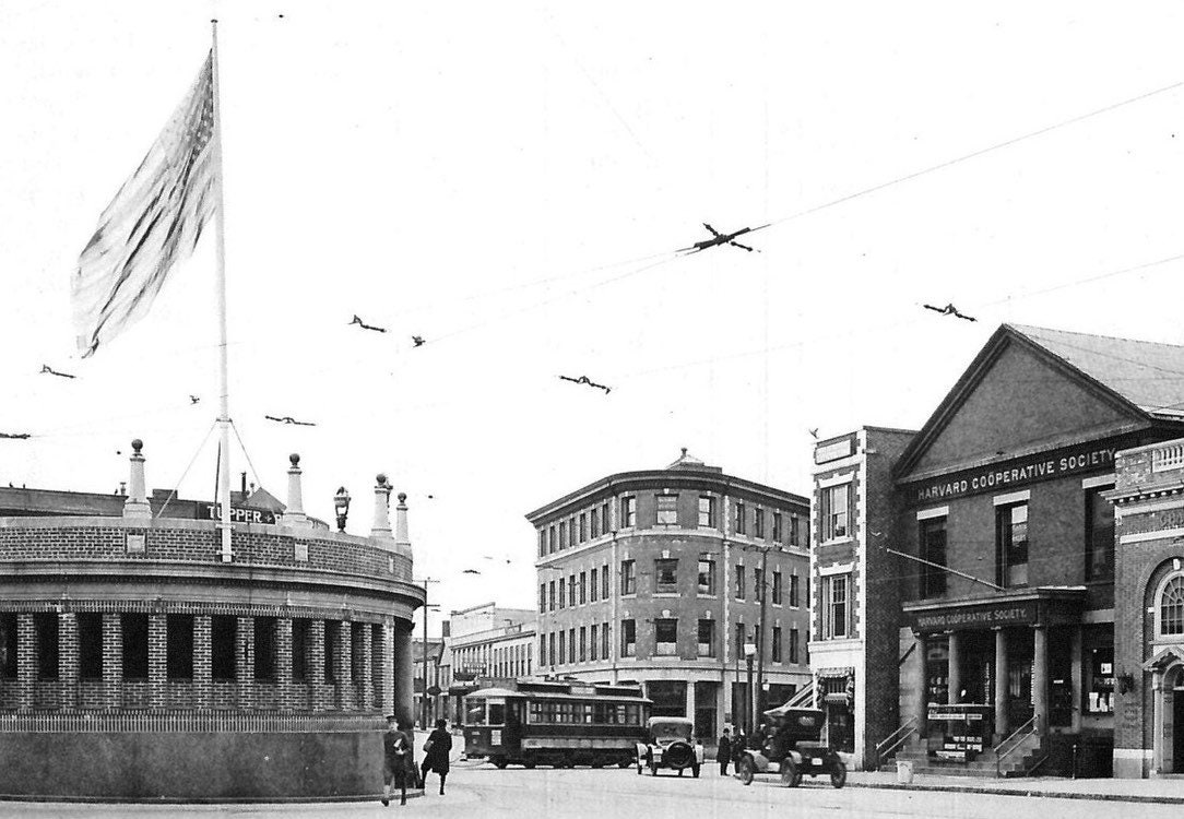 Harvard Square From 1920 Many Sizes View of the Coop the Etsy