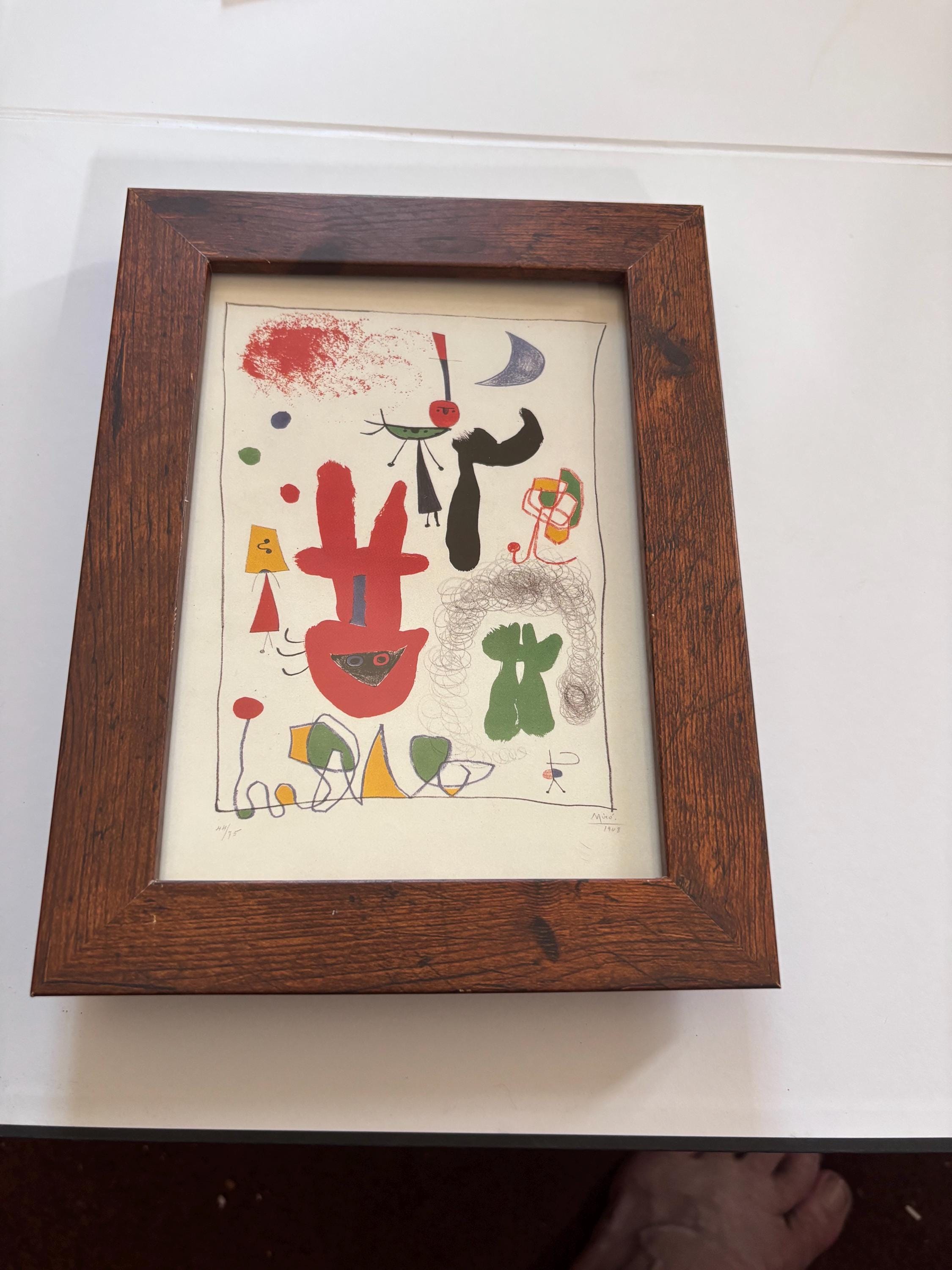 Signed joan miro - Etsy 日本