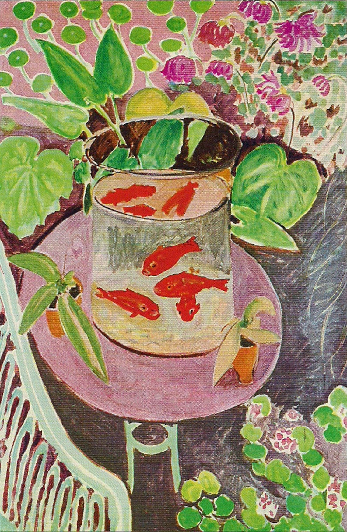 Matisse Goldfish in Bowl 11 by 17 Inch Beautiful Giclee Art Etsy