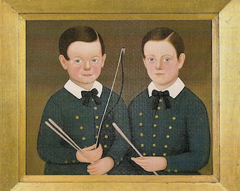 Folk Art Portraits - Choice of Three Nursery Portraits - Buy a set - buy single - gift for nursery - framable digital portrait