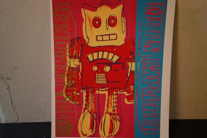 Warhol Robot - Toys - Moon Explorer Graphic Art From the 1980s ...