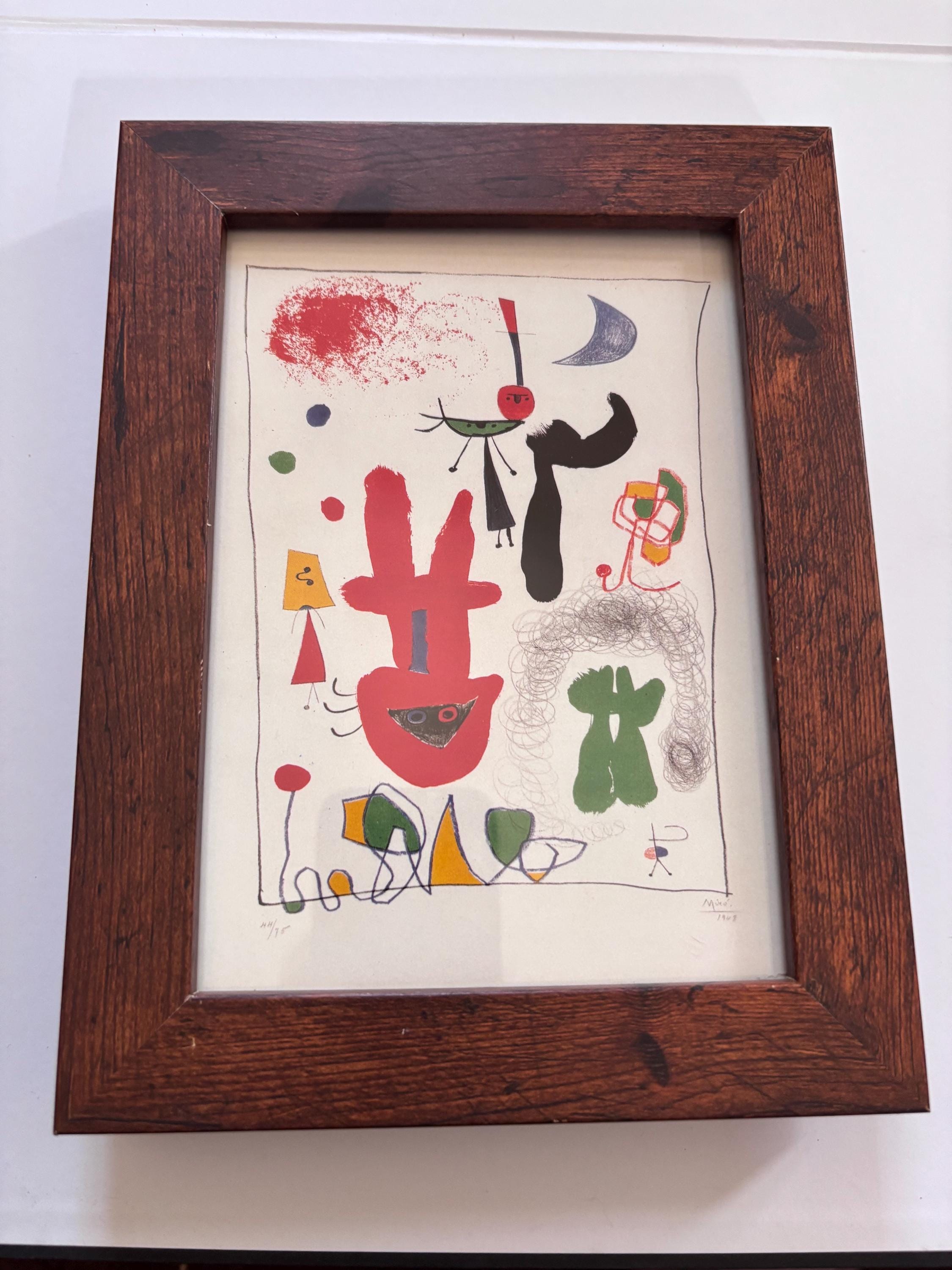 Signed joan miro - Etsy 日本