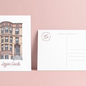 Logan Circle Cartolina 5x7