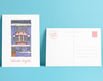 Columbia Heights postcard 5x7
