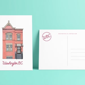 Cartolina Rosa Washington DC 5x7